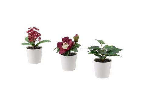 Ikea Fejka Potted Plant Artificialset Of 3 6cm Artificial Plants