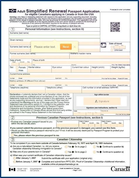 If you cannot submit the previous passport, you cannot use this form. Renewal Passport Forms Guyana - Form : Resume Examples # ...