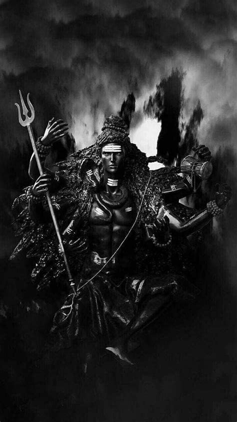 Lord Shiva Black And White Images