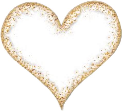 Gold Glitter Heart Png Heart Love Valentinesday Gold Glitter