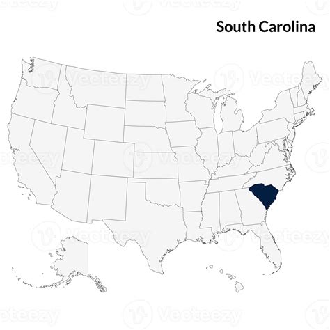 Map Of South Carolina South Carolina Map Usa Map 32698669 Png