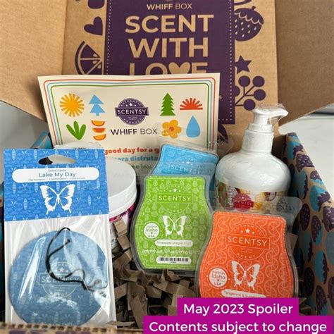 Scentsy Whiff Box Spoiler May 2023