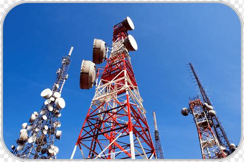 Telecommunications Tower Mobile Phones Lte Microwave Transmission