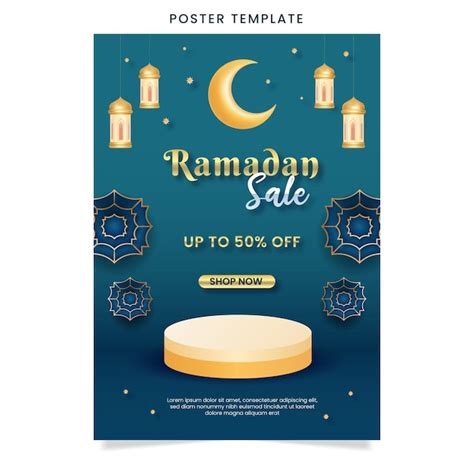 Premium Vector Realistic Ramadan Kareem Illustration Premium Vector