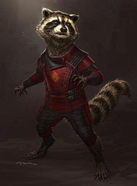 Alternate Rocket Raccoon Design For Guardians Of The Galaxy Superhero