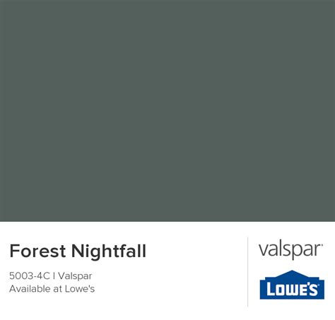 Best farmhouse paint colors by valspar colors lowe's careers. Forest Nightfall from Valspar | Valspar paint colors ...