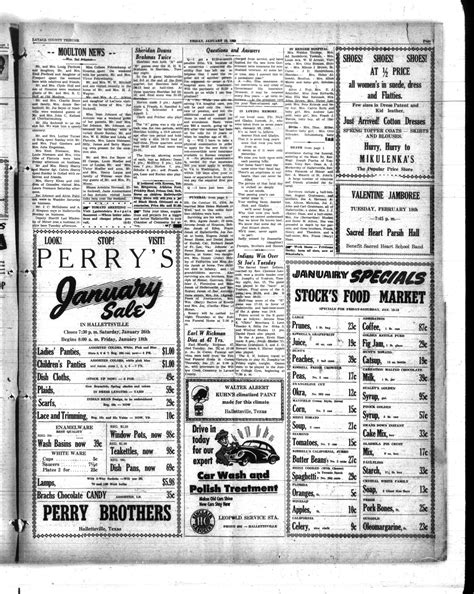 The Lavaca County Tribune (Hallettsville, Tex.), Vol. 21, No. 5, Ed. 1