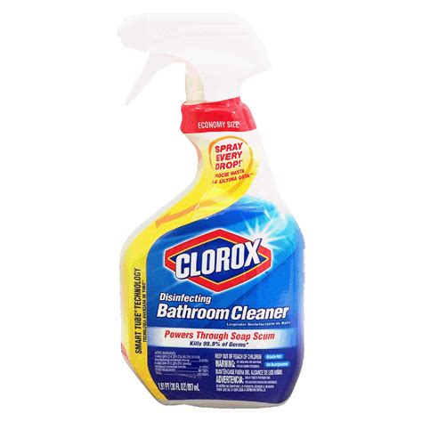 Clorox Disinfecting Bathroom Cleaner Bleach Free 30fl Oz Bathroom