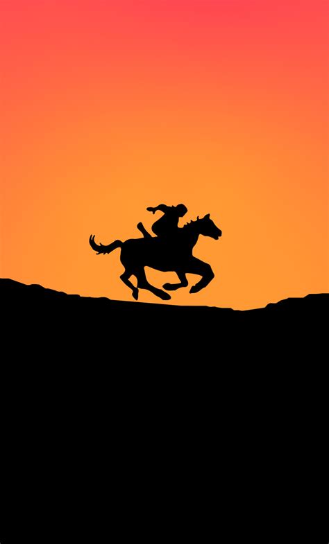 1280x2120 Horse Minimal Sunset 4k Iphone 6 Hd 4k Wallpapers Images