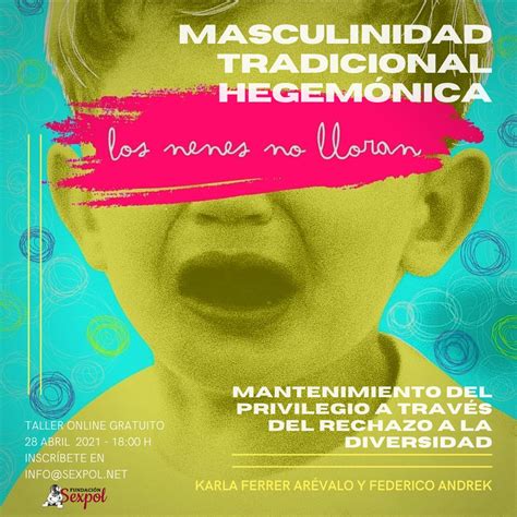 TALLER MASCULINIDAD TRADICIONAL HEGEMÓNICA gratuito Fundación Sexpol