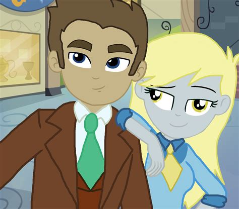 3d4d Art Trade Derpy X Dr Whooves By Ktd1993 On Deviantart
