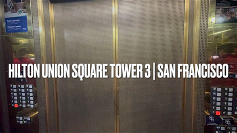 Otis Traction Elevators Hilton Union Square Tower San Francisco