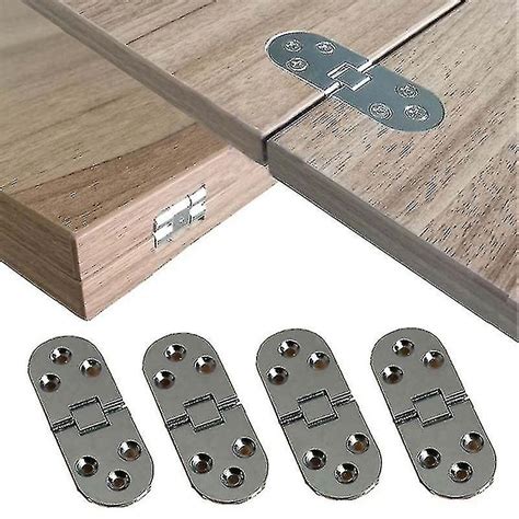 4pcs Furniture Fittings Folding Hinges Self Supporting Folding Table