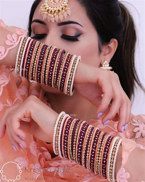 25 Bridal Bangle Stack Designs Without Choodas Wedbook