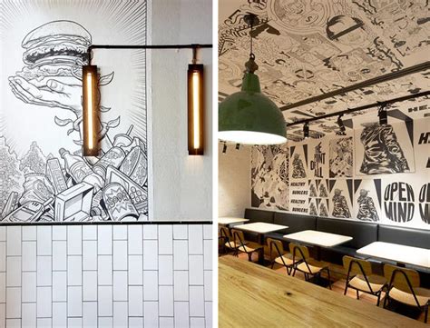 20 Of The Best Wall Murals In Restaurants Around The World Updated
