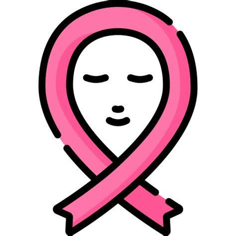 Pink Ribbon Special Lineal Color Icon