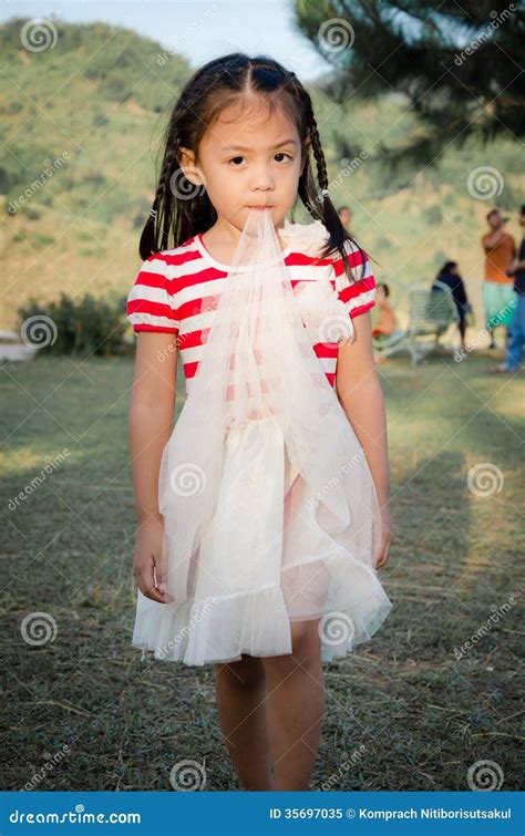 Thailand Little Girl Royalty Free Stock Image