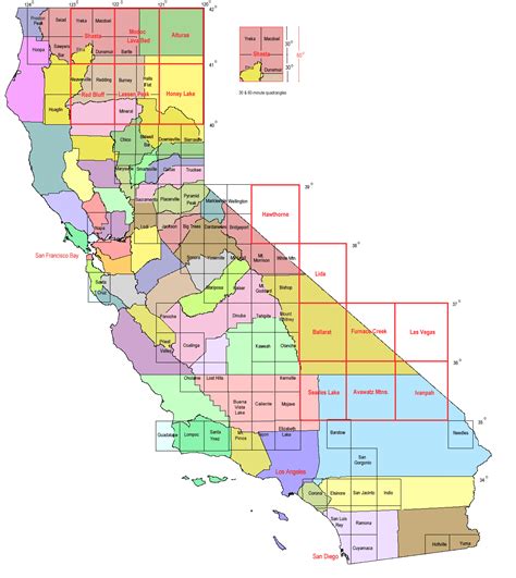 California Cities Map