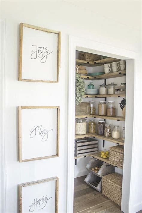 Diy Organized Walk In Modern Farmhouse Butlers Pantry Makeover With