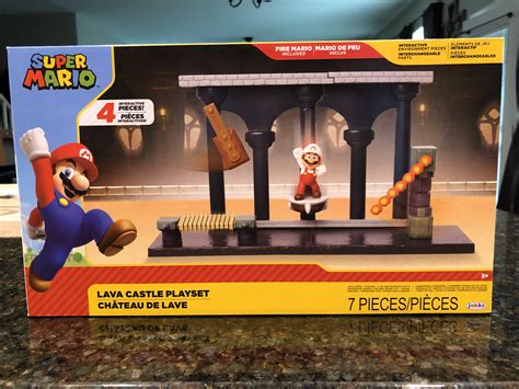 World Of Nintendo Lava Castle Playset Super Mario Bros