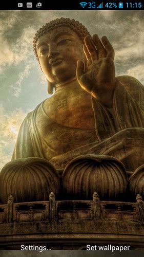 Buddha para Android baixar grátis O papel de parede animado Buda de
