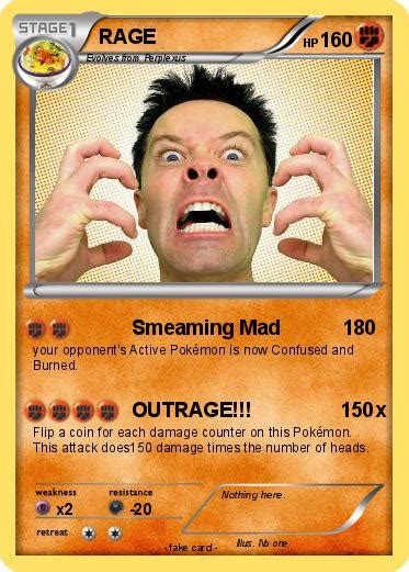 Pokémon Rage 438 438 Smeaming Mad 180 My Pokemon Card