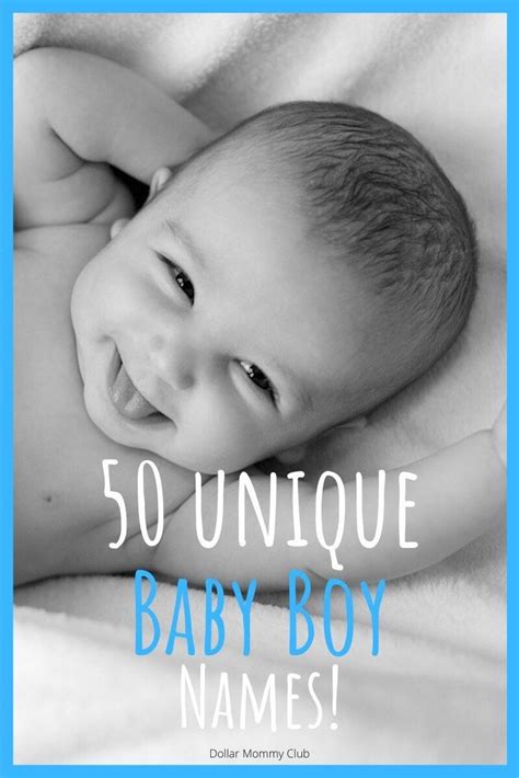 50 Unique Baby Boy Names Dollar Mommy Club Unique Baby Boy Names