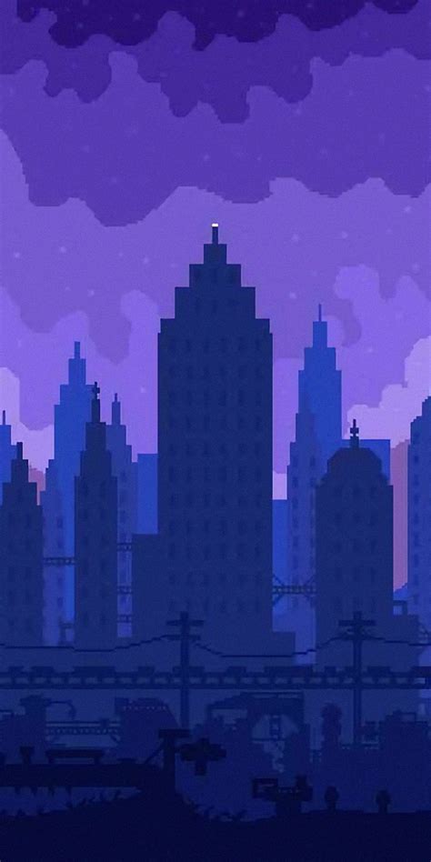 √ Pixel Art Cityscape