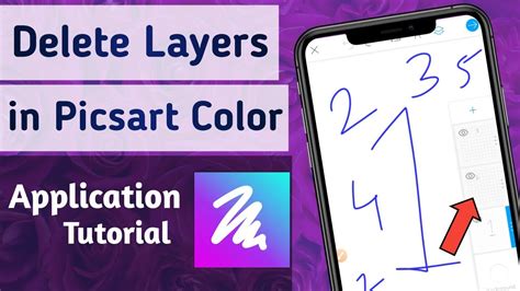How To Delete Layers In Picsart Color App Youtube