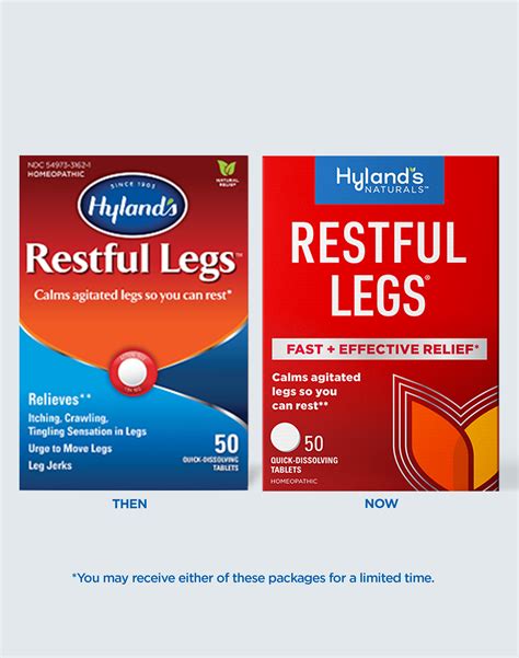 Hylands Naturals Restful Legs 50 Tablets Natural Relief Of Itching