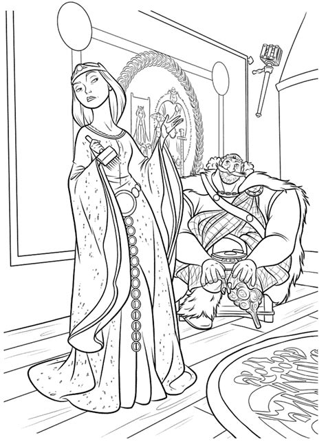 This is my 3rd coloring request from our fellow reader. Disney Movie Princesses: Merida Coloring Pages