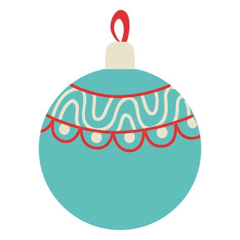 christmas ball flat icon  transparent png svg vector file