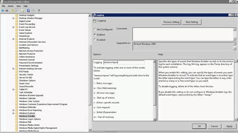 How To Setup Windows Installer Logging For Troubleshooting Avaya Cie
