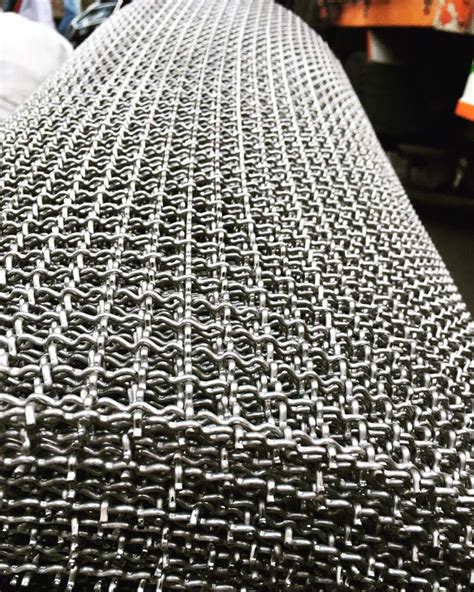 Stainless Steel Crimped Wire Mesh For Industrial Material Grade Ss