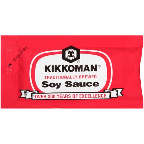 Kikkoman Soy Sauce Packets 500 X 6ml Broadway Candy