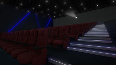 Vip Cinema Hall Interior And Props 3d Model Ubicaciondepersonascdmx