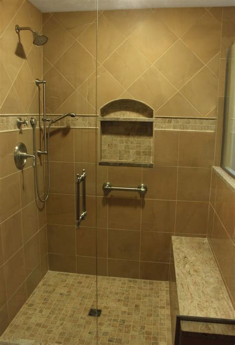 Bathroom Remodel By Renovisions Custom Shower With Seat And Cubby Renovisionsinc