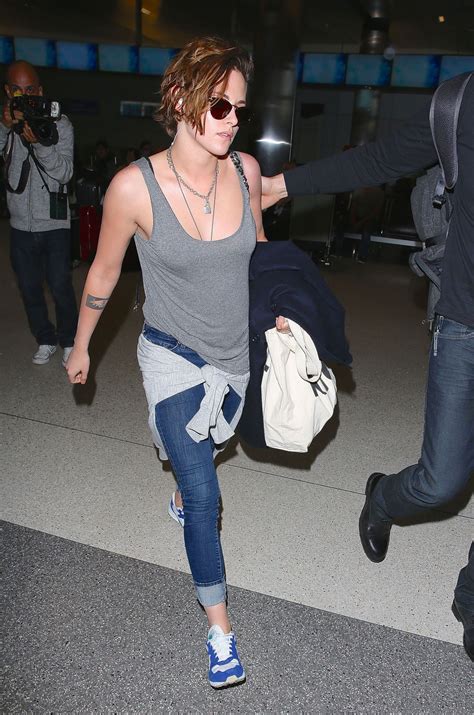 Maybe you would like to learn more about one of these? Kristen Stewart Casual Style - at LAX Airport, February ...