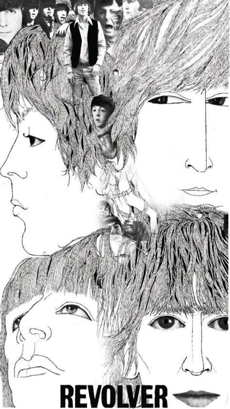Beatles Revolver Album Cover Wallpaper