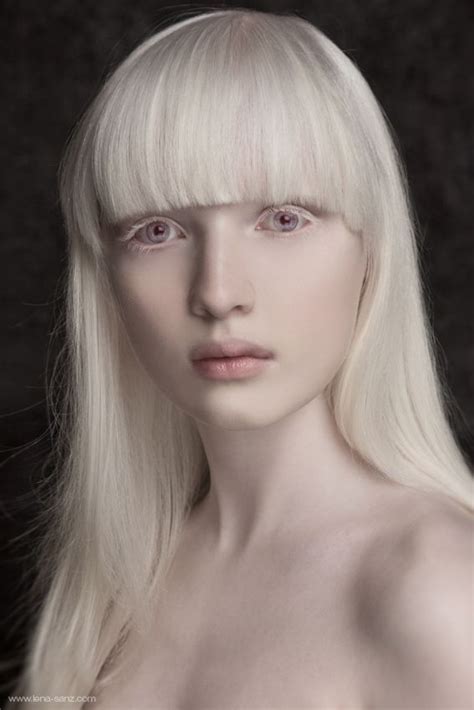 Blind Innocence Albino Model Albino Girl Pale Beauty