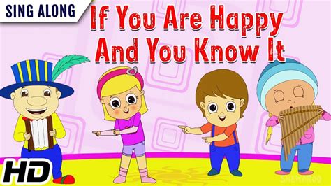 If You Are Happy And You Know It Hd Sing Along Popular Nursery