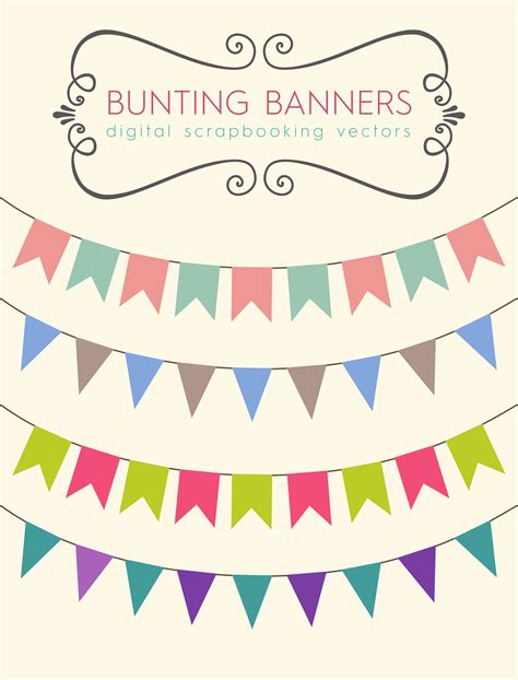 Download These Bunting Banners To Use For Your Party Printables Blog