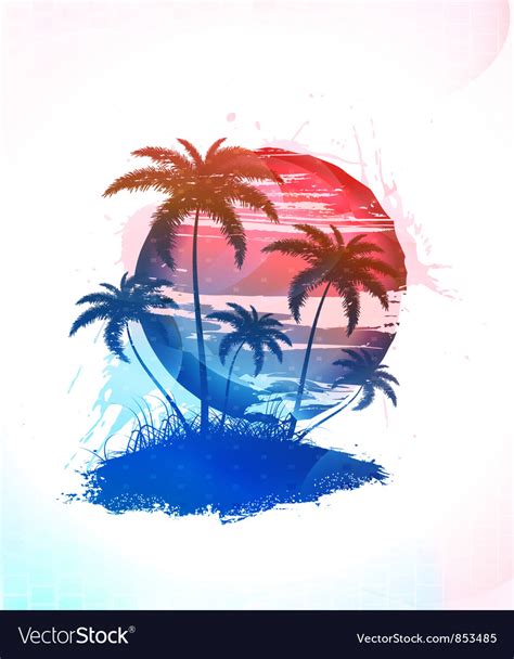 Abstract Summer Background Royalty Free Vector Image