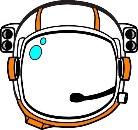 Check spelling or type a new query. Orange Astronaut Helmet Clip Art at Clker.com - vector ...