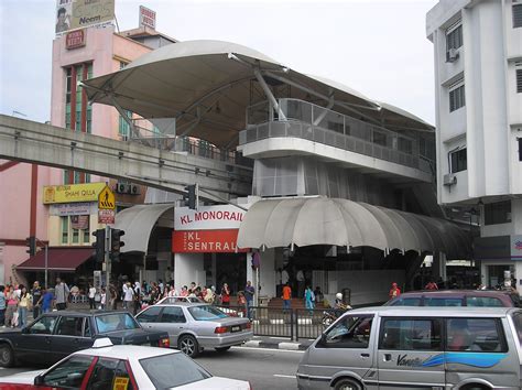 Opened on 16 april 2001, kl sentral replaced the old kuala lumpur railway station as the city's main intercity railway station. File:Kuala Lumpur Sentral station (Kuala Lumpur Monorail ...