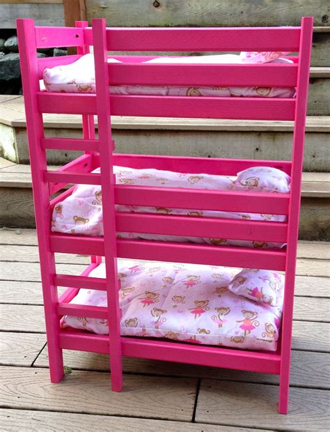 Simple Doll Bed Plans Tipple Bunk Triple Doll Bunk Bed Do It