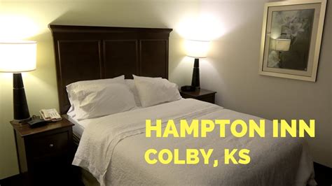 Hampton Inn One Queen Bedroom Colby Youtube