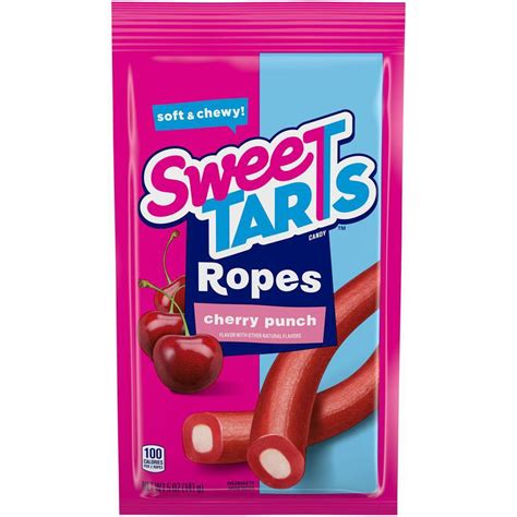 Sweetarts Soft And Chewy Ropes Cherry Punch Peg Bag 5oz 141g Sweets From Heaven