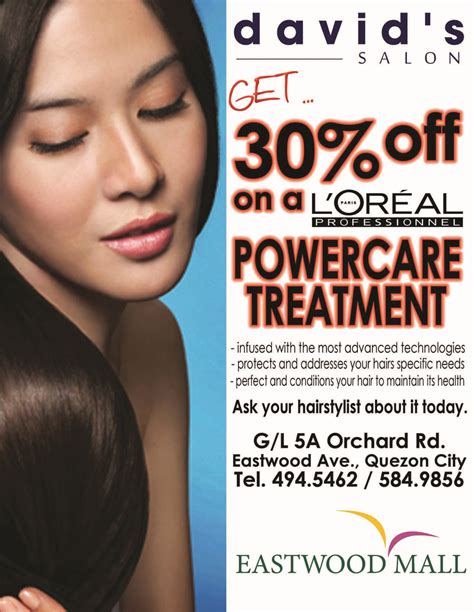 To My Friends In Manila Please Avail Yourself Of The David Salons Promo