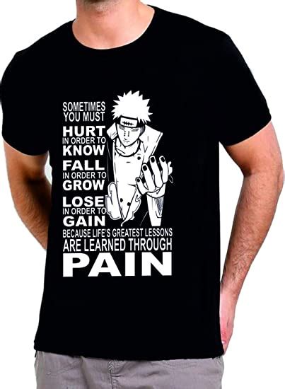 Buy 9tails Club Mens Regular Akatsuki Pain Naruto Anime T Shirt At
